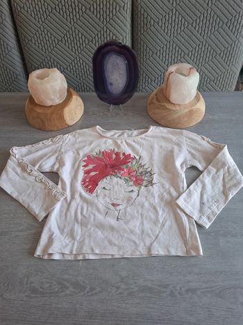 T-shirt fille à manche longue Taille 6 ans