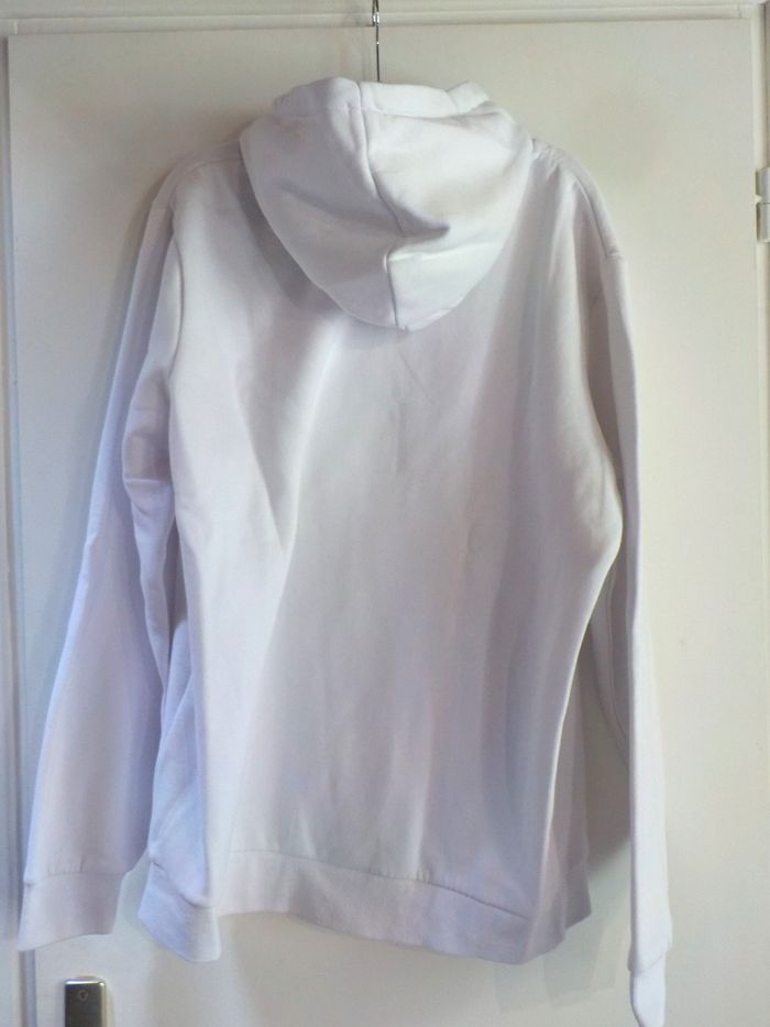 SWEAT MANGA BLANC AVEC CAPUCHE TAILLE L - photo numéro 4