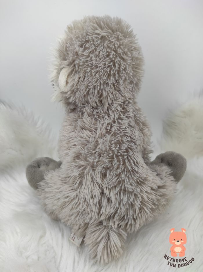 Peluche Sonore Singe gris Gipsy - photo numéro 2