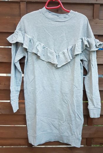 Robe sweat femme à volant