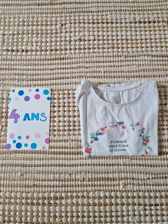 👚 T-shirt fille 4 ans 🌸 kiabi