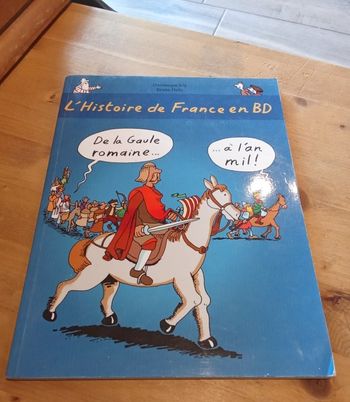 livre pour enfant "l'histoire de France en BD"