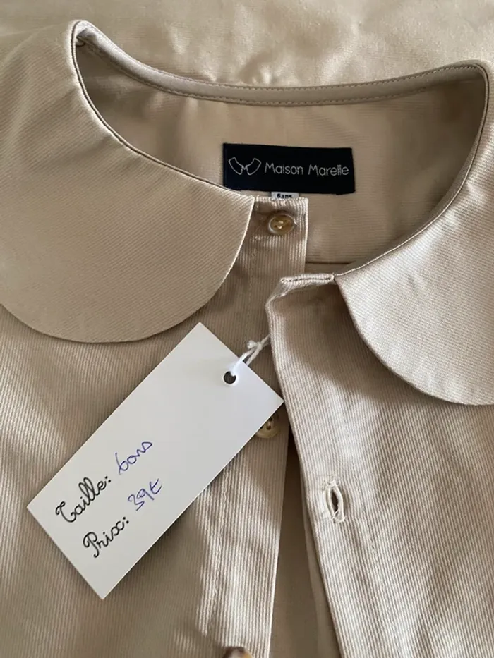 Blouse Monceau Maison Marelle 6 ans neuve - photo numéro 2