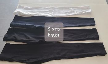Lot leggings fille  8ans kiabi