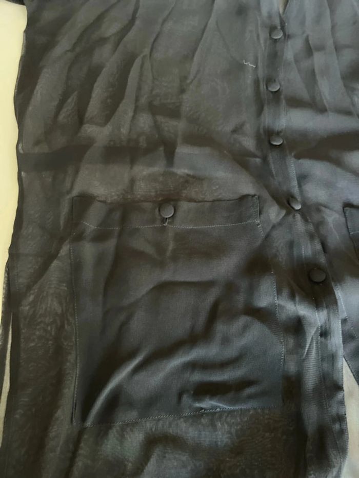 Tunique transparente noire - photo numéro 4
