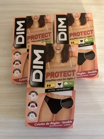 3 culotte de règles lavable taille 48/50