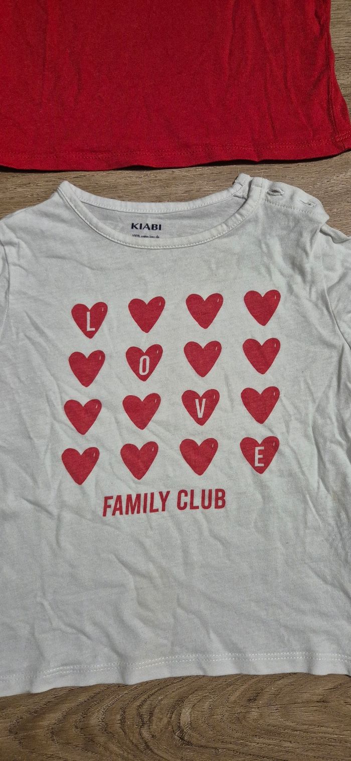 Lot t-shirts MC 24 mois - photo numéro 2