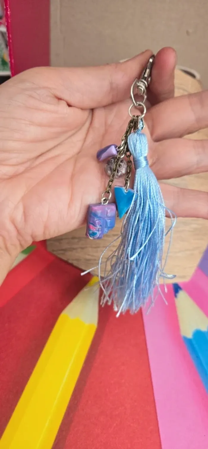 Porte clef gourmandise Fimo neuf - photo numéro 4