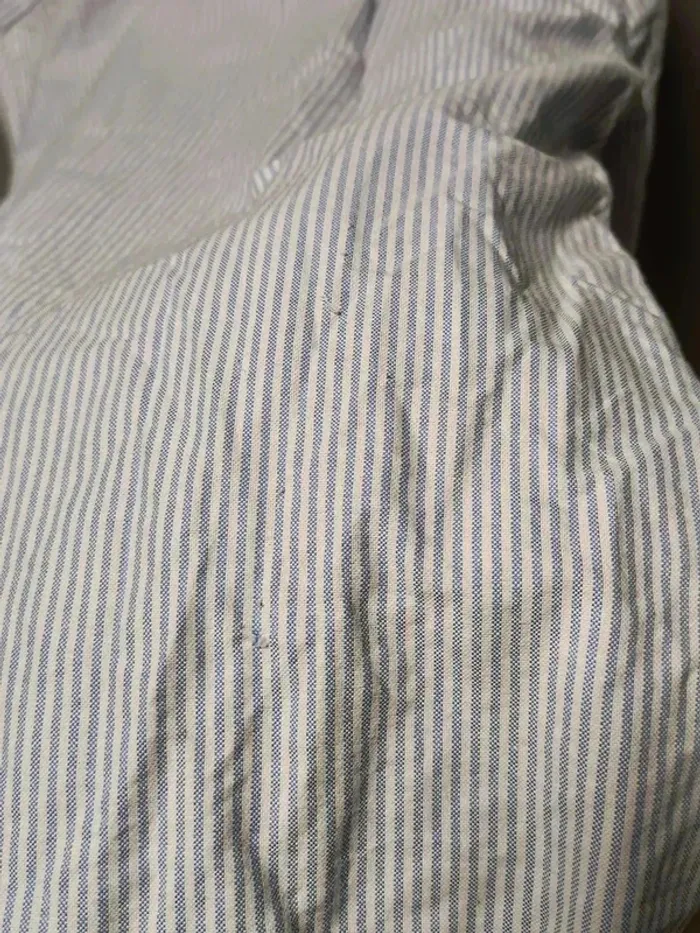 Chemise Ralph Lauren Slim Fit Rayée Bleu/Blanc – Élégance Vintage Y2K - photo numéro 12