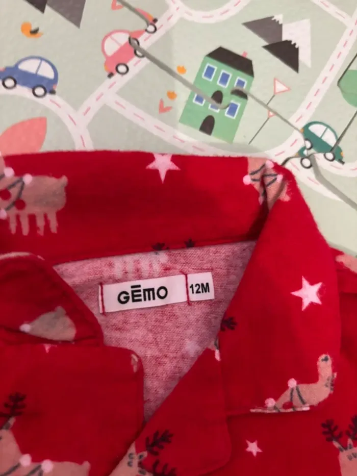 Pyjama de Noël gémo 12 mois - photo numéro 2