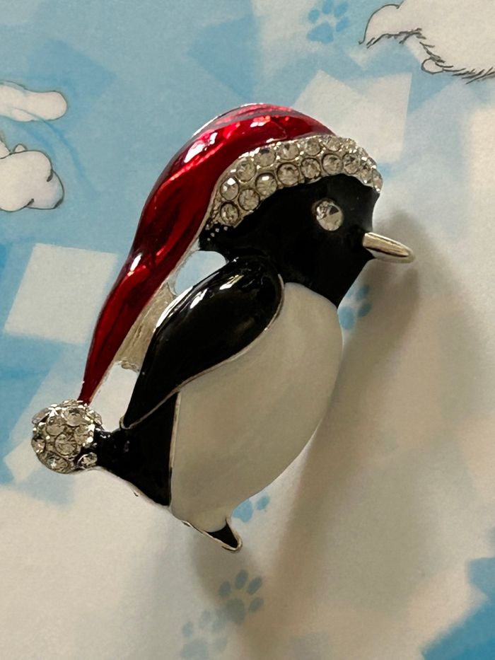 Broche, pingouin de Noël - photo numéro 4