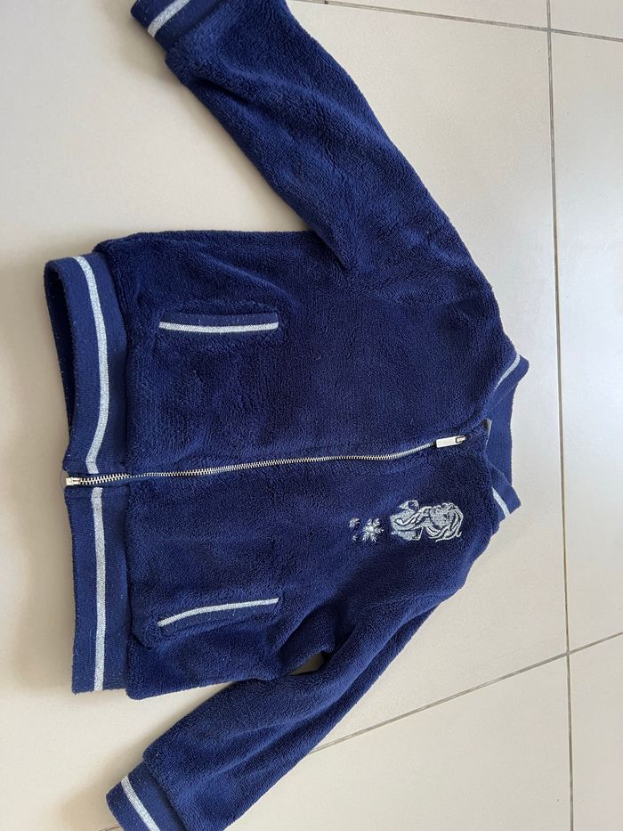 Gilet fille bleu 4 ans - photo numéro 2