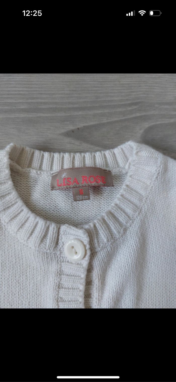 Gilet manches courtes Lisa Rose taille 8 ans - photo numéro 3