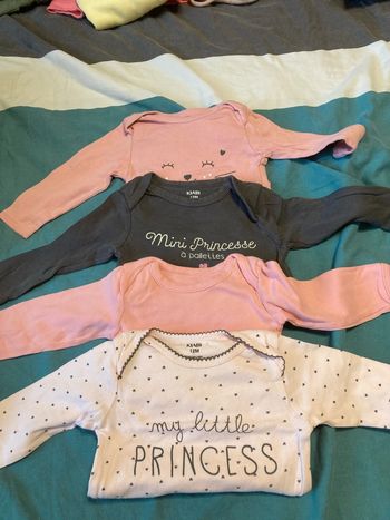 Lot de 4 bodies manches longues