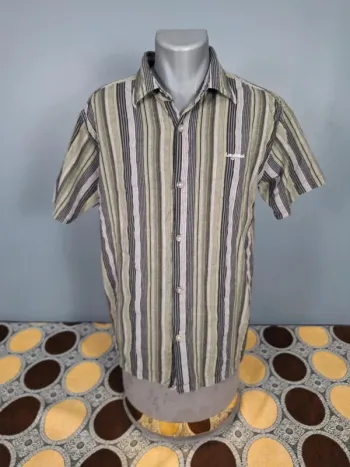 chemise manches courte longboard / homme taille XL / brodé (414)