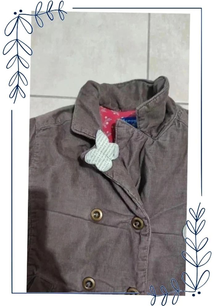 Manteau/veste fille hiver la compagnie des petits taille 4 ans - photo numéro 3