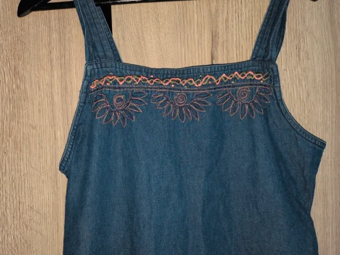 Robe en jean à bretelles Taille 38 - photo numéro 3