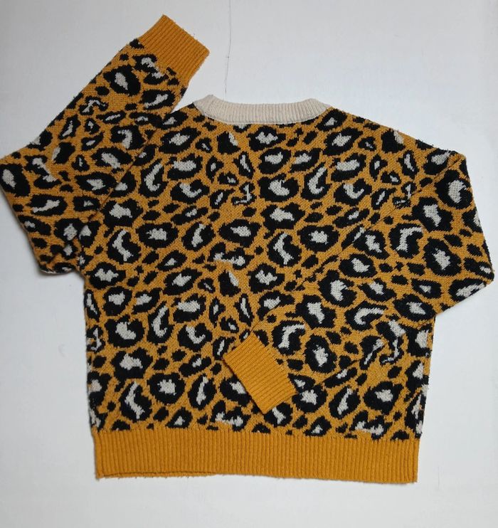 Pull oversise motif léopard - photo numéro 3