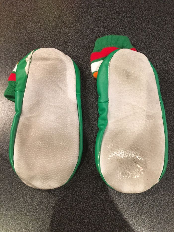 Chaussons chaussettes vert Soxo taille 32 - photo numéro 2
