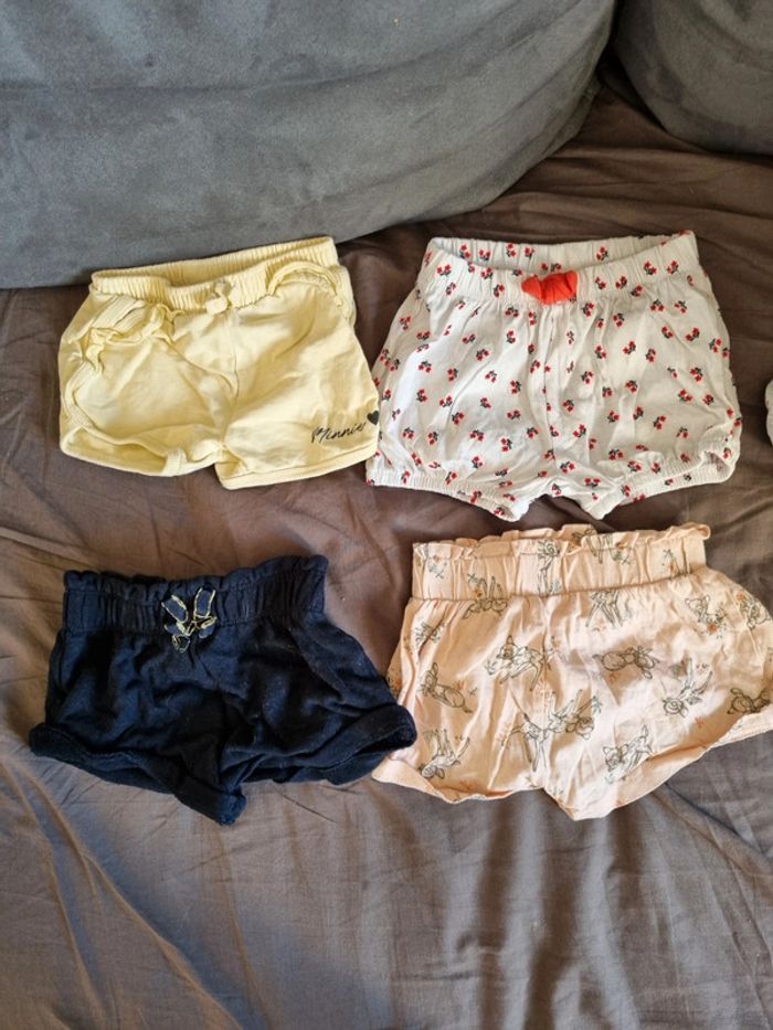 Lot de short 12 mois