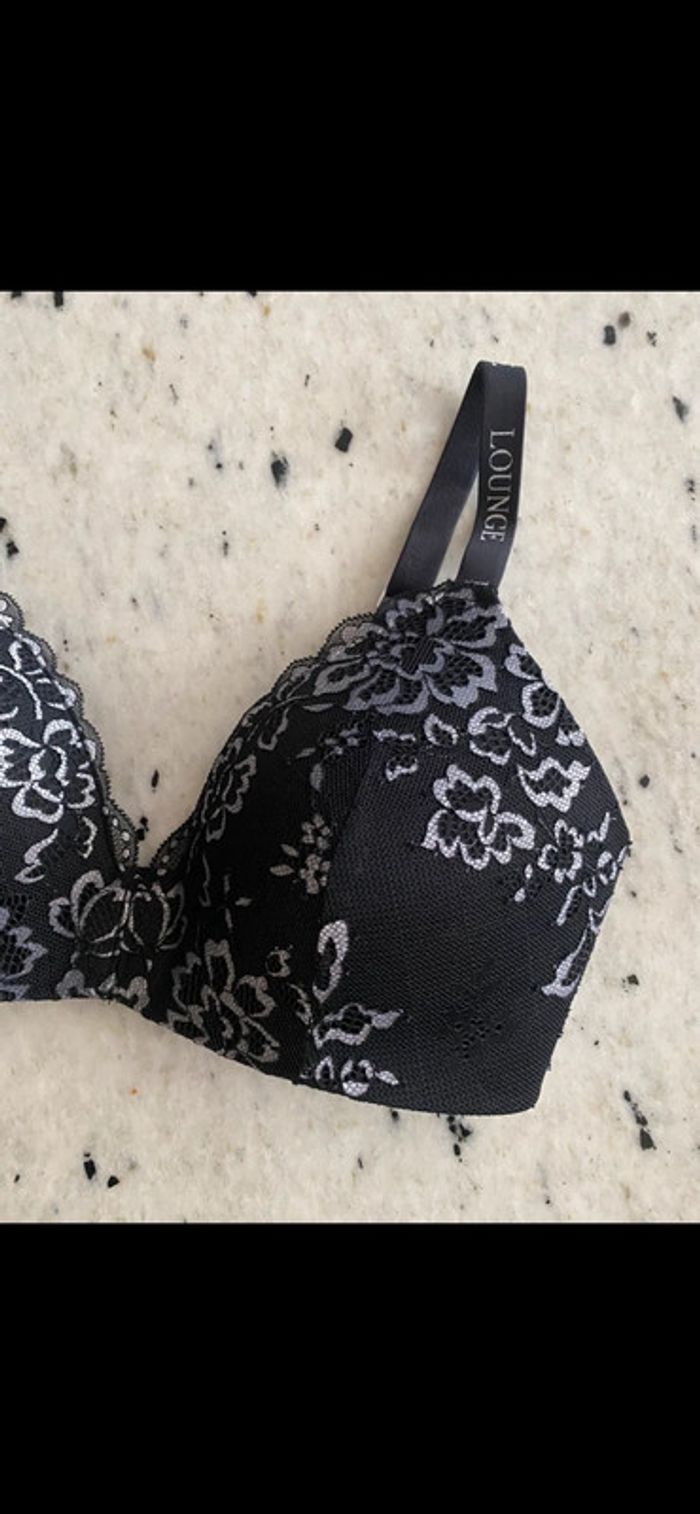 Soutien gorge noir sans armature Lounge 85D - photo numéro 3