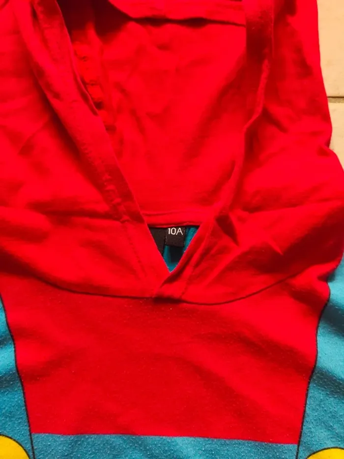 Tee-shirt manches courtes Mario 10 ans - photo numéro 2