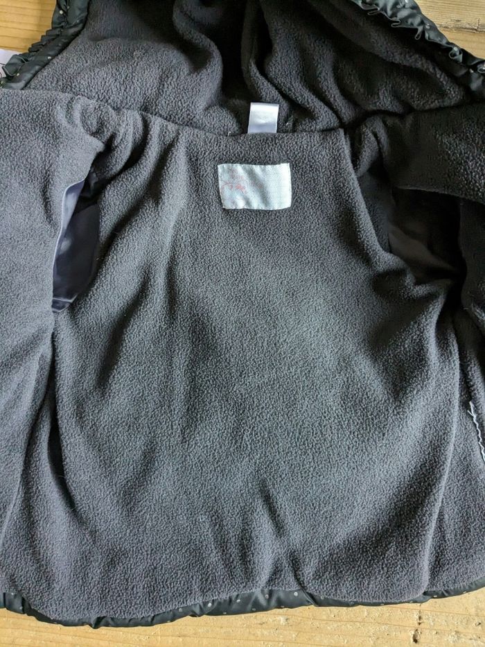 Doudoune noire t18mois - photo numéro 4