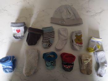 Chaussettes+ bonnet