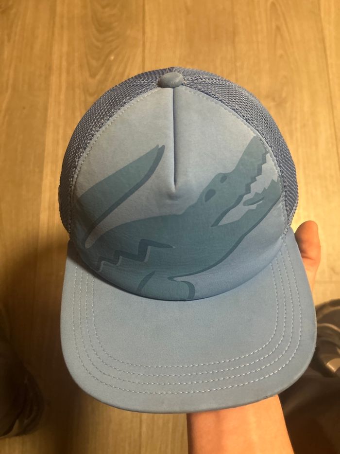 Casquette Lacoste bleu - photo numéro 2