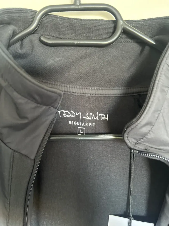 Veste zippé Teddy Smith dark navy L - photo numéro 2