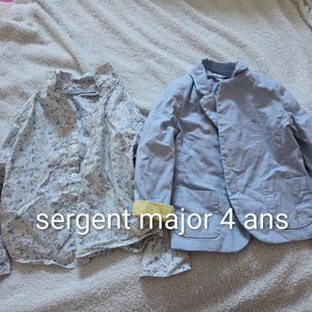 Ensemble cérémonie sergent major  4 ans