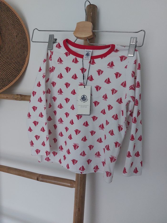 T-shirt pyjama hiver Petit Bateau 5 ans