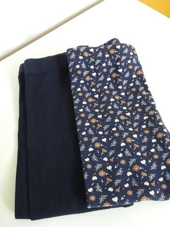 Lot de 2 leggings fille