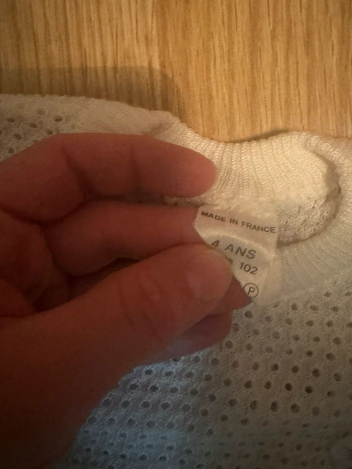 Tee shirt en maille 4 ans - photo numéro 4