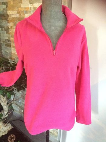 Polaire rose flashy 38