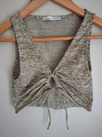 Crop top pull & Bear vert S