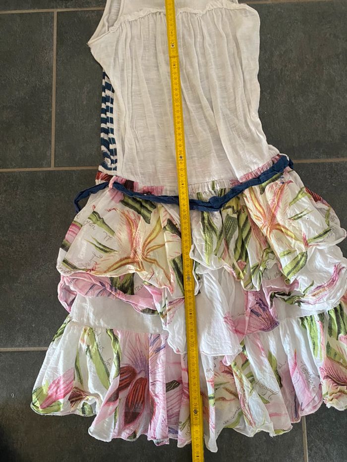 Robe Desigual marine / fleurie Taille 38 - photo numéro 7