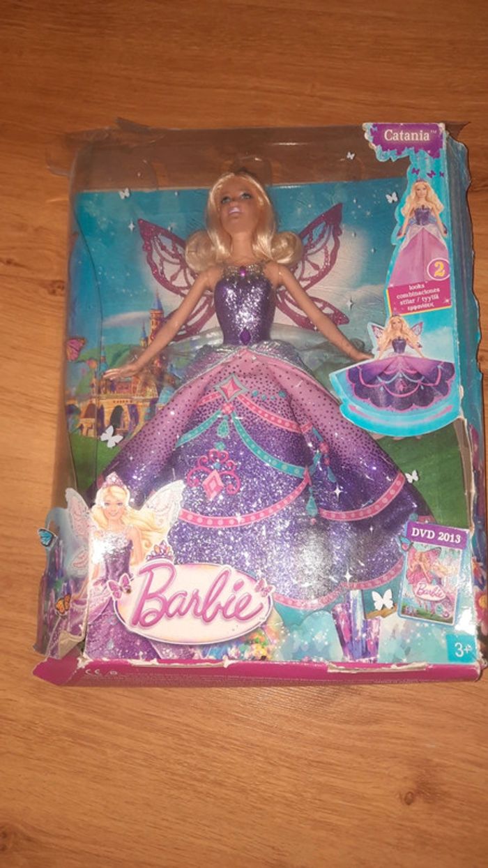 Barbie Poupée princesse aux ailes de Cristal