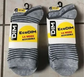 Lot de 8 paires mi-chaussettes Gris Moyen et Clair pour femme Taille 37/41 neufs dans emballage