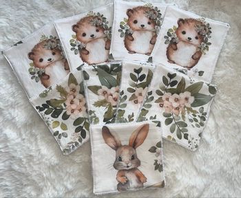 9 lingettes lavables 