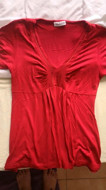 T-shirt rouge yessica