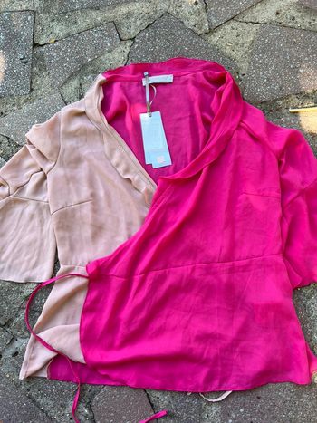 Cache cœur bicolore rose rinascimento taille L