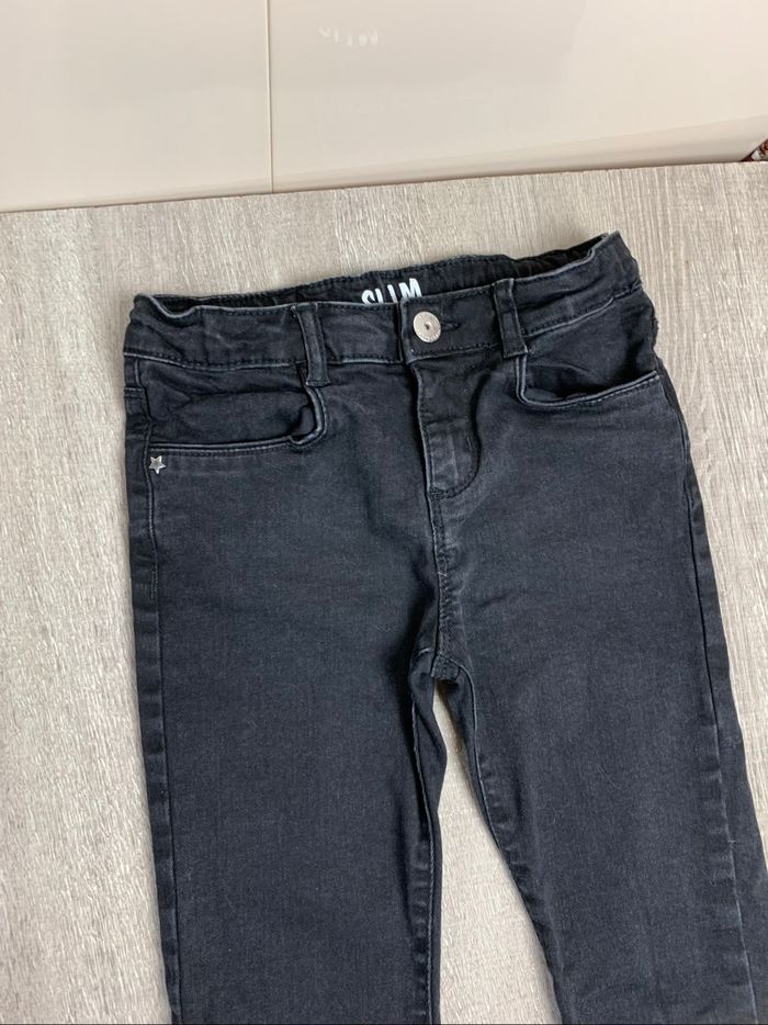Jean slim noir - taille 6 ans 116 cm - photo numéro 4