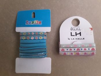 Lot élastiques épais fille NEUFS