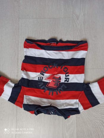 2 t-shirt manches longues 3 mois