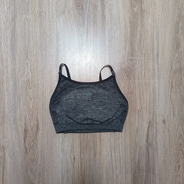 Brassière gymshark femme s gris foncé chiné