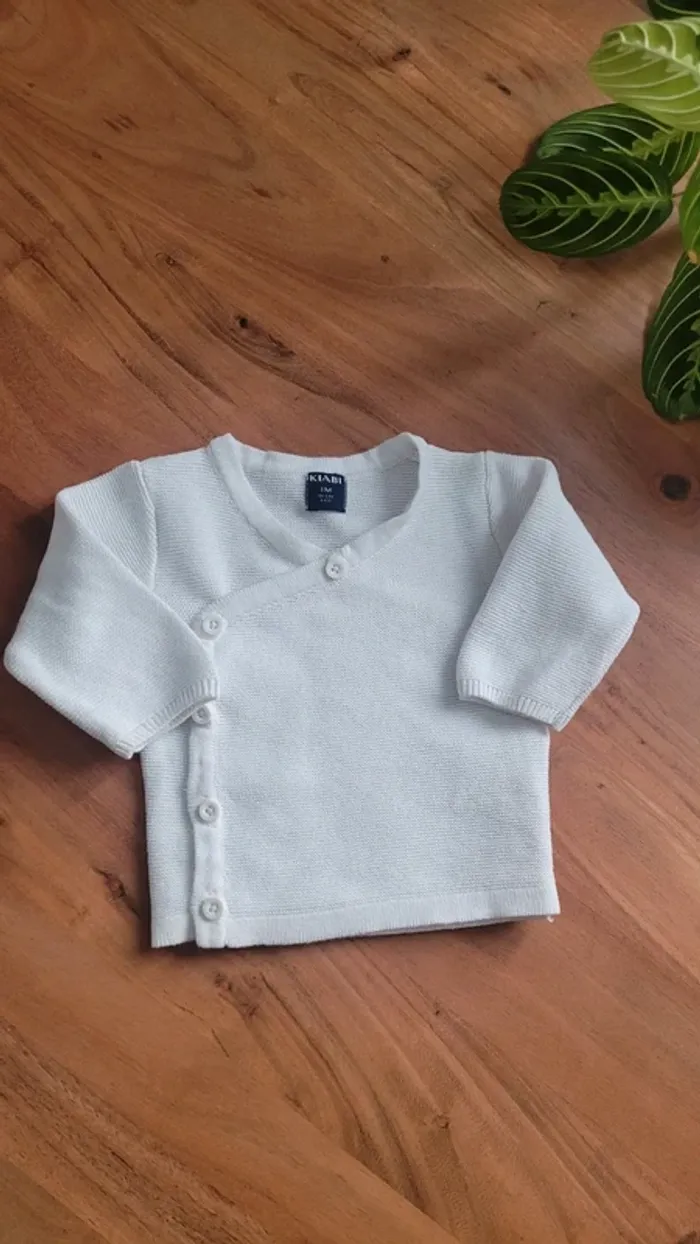 Gilet en coton 1 mois neuf - photo numéro 2
