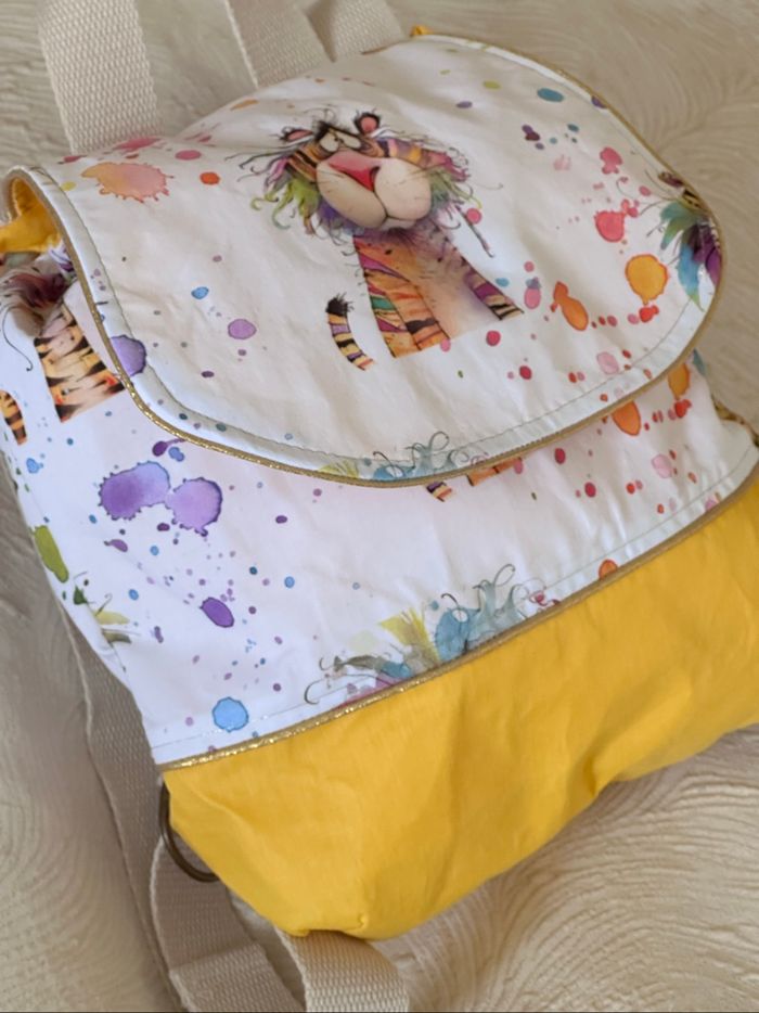 Sac à dos maternelle tigre peintre - photo numéro 4