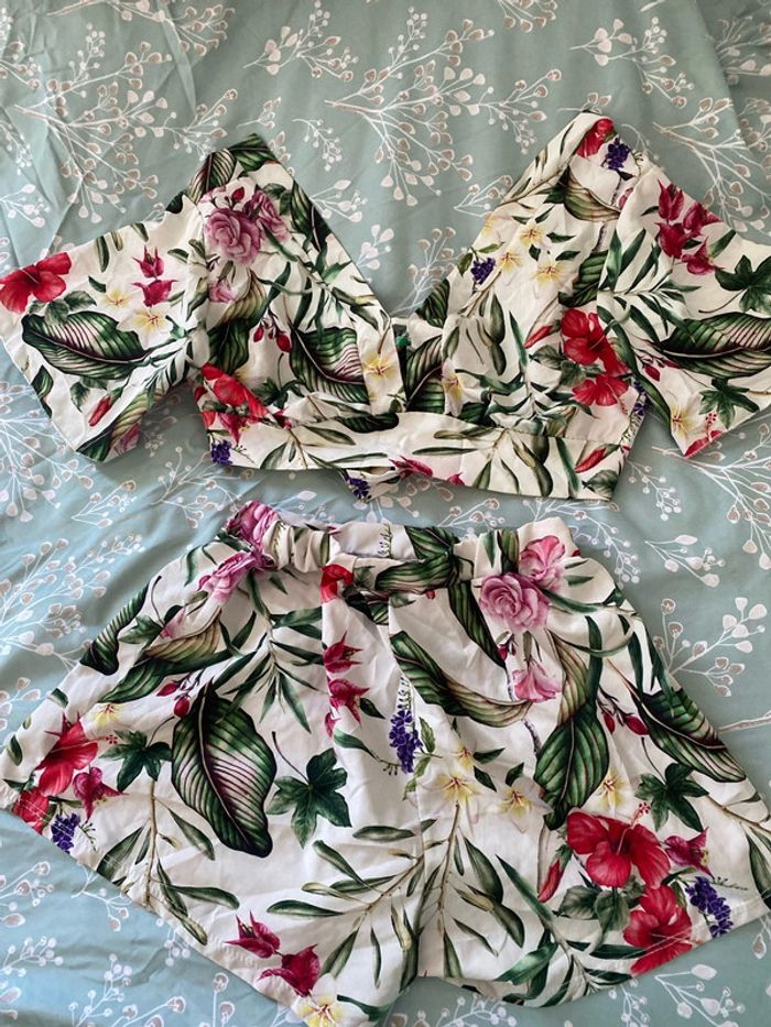 Ensemble haut et short taille unique - photo numéro 2
