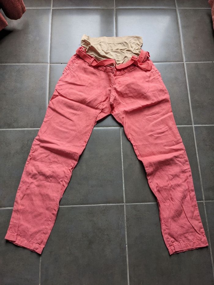 Pantalon lin grossesse